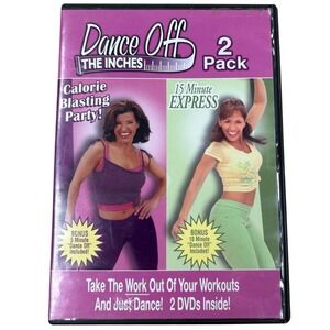 Dance Off the Inches DVD 2 Pack Y2K Fitness Vintage Anchor Bay VTG